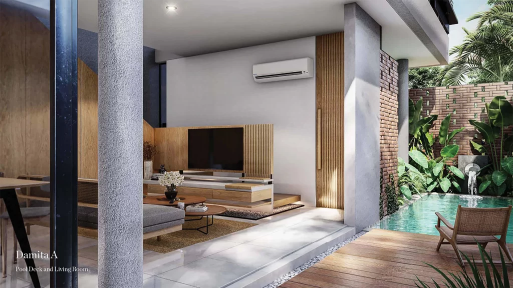 Damita A – Pook Deck & Living Room