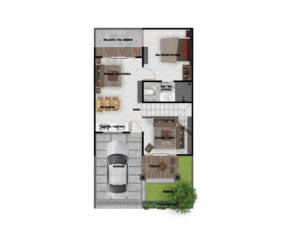 denah lt.1 type 80 OKE