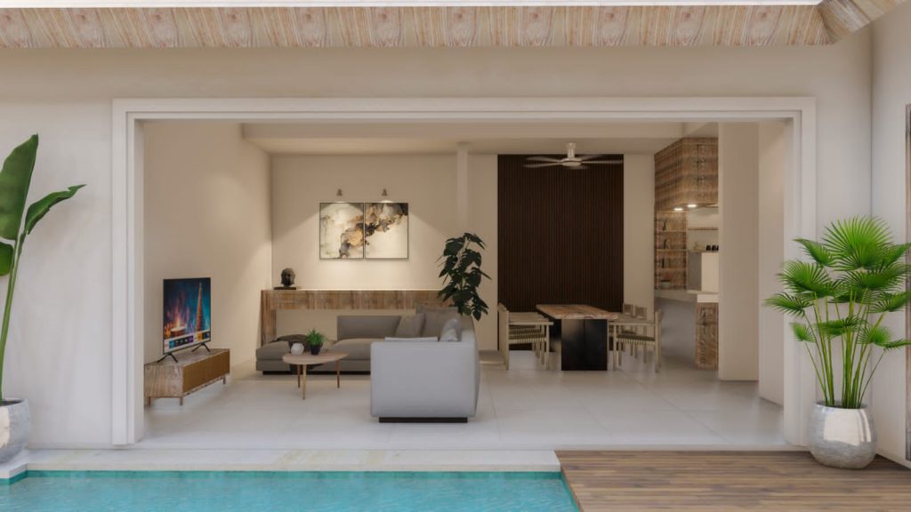 villa merah familyroom