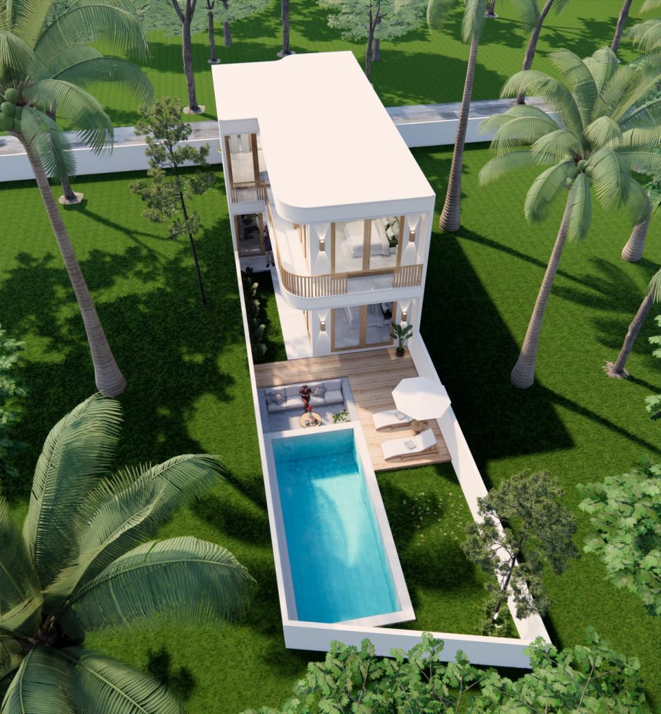 puri bhagawan villa dari atas