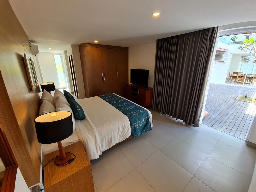 Hideaway Residence Ungasan bedroom gorden