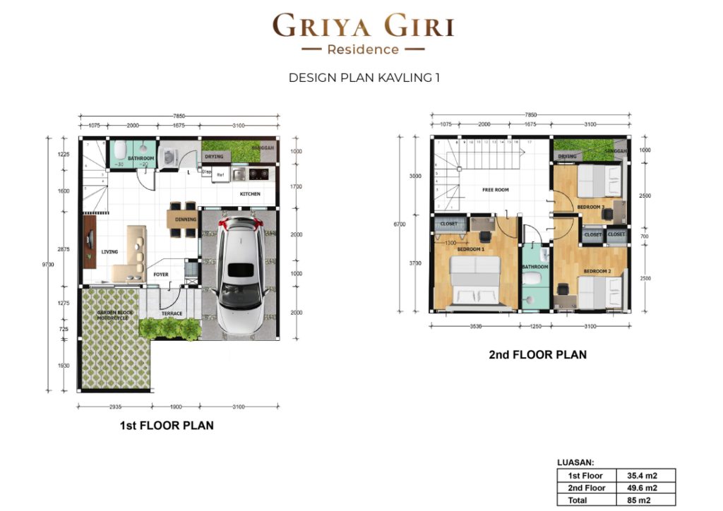 Griya Giri Residence _Layout Kavling 1
