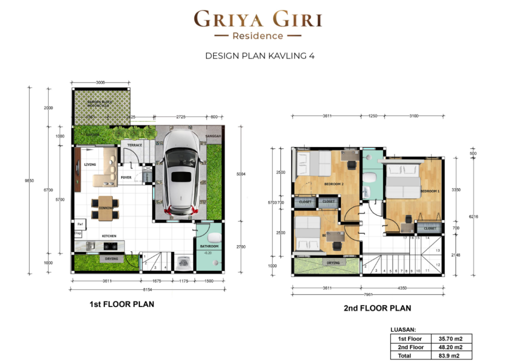 Griya Giri Residence _Layout Kavling 4