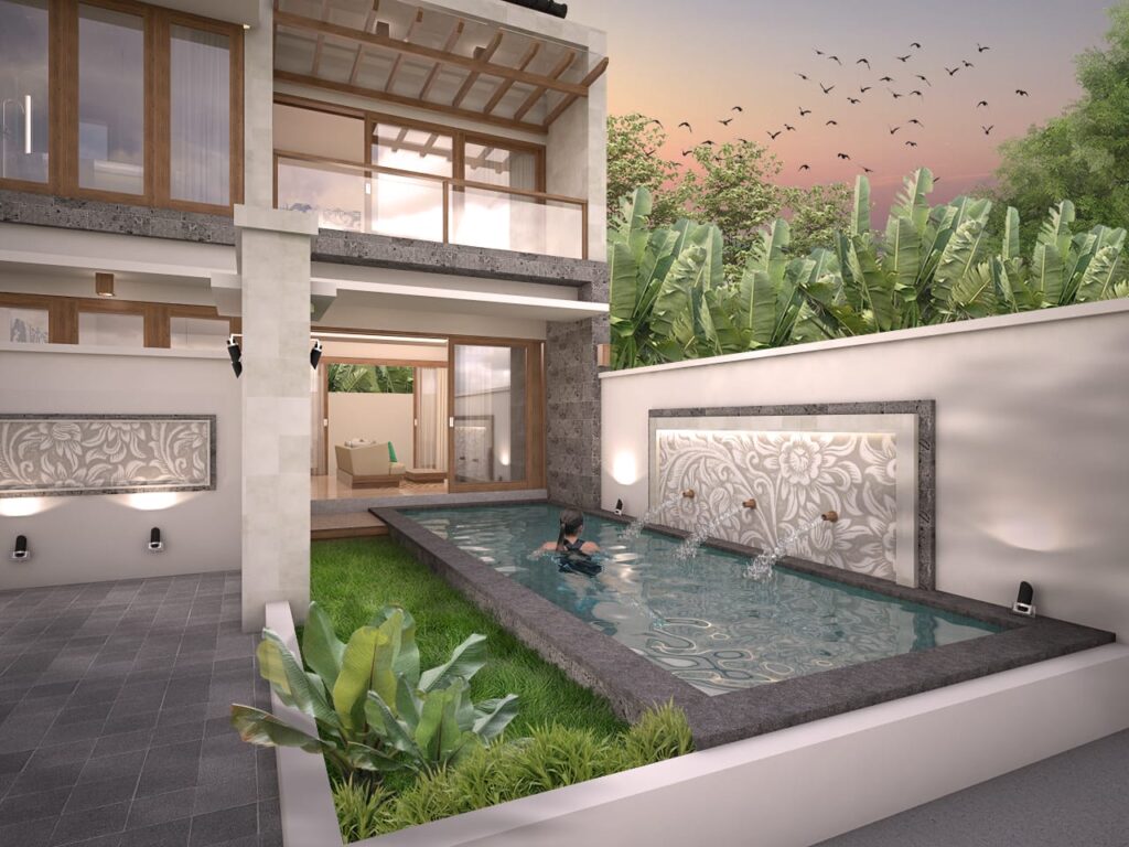 Griya Saren Villa kolam renang