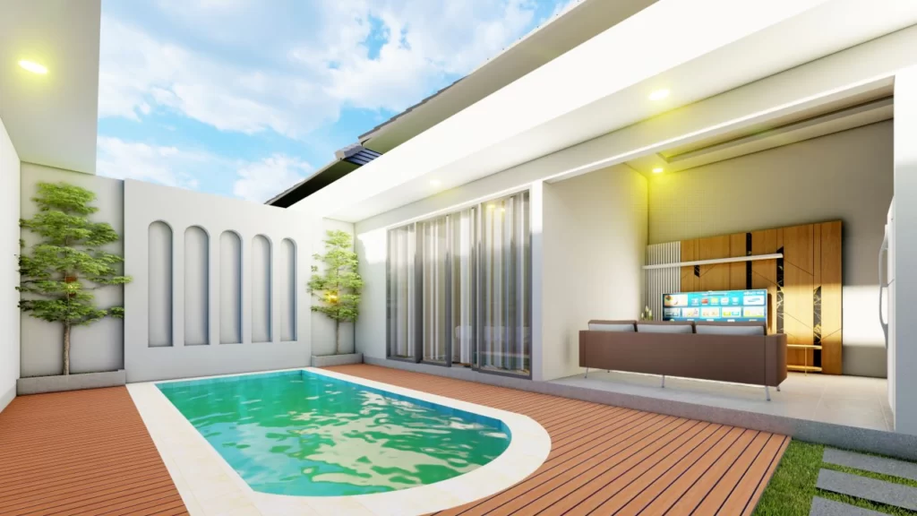 queen villa_pool area1