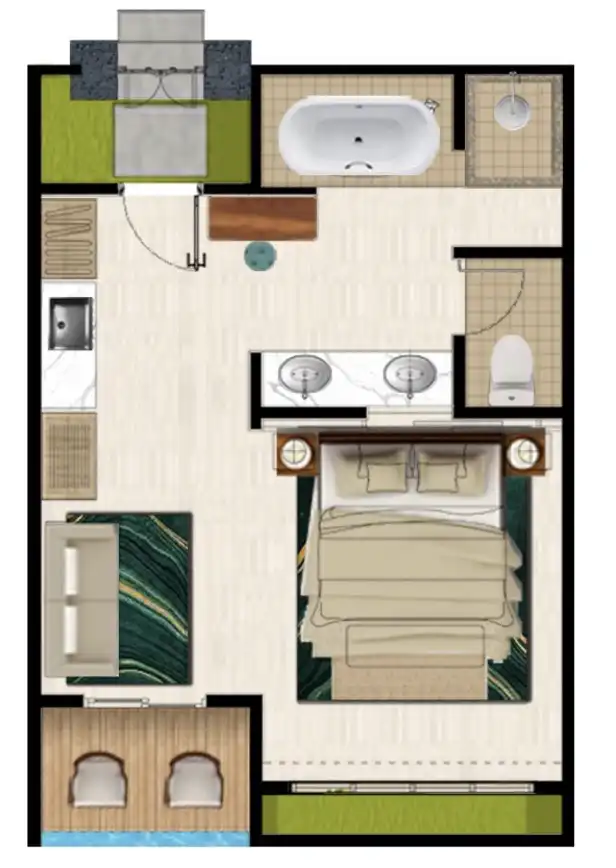 Venya Villa Ubud – Layout Abhimata