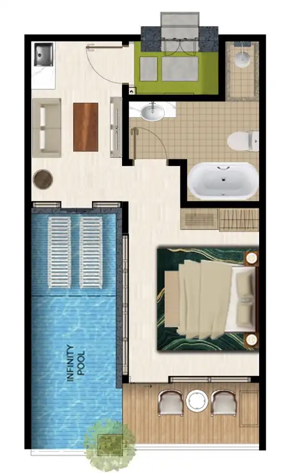 Venya Villa Ubud – Layout Basmara Pool