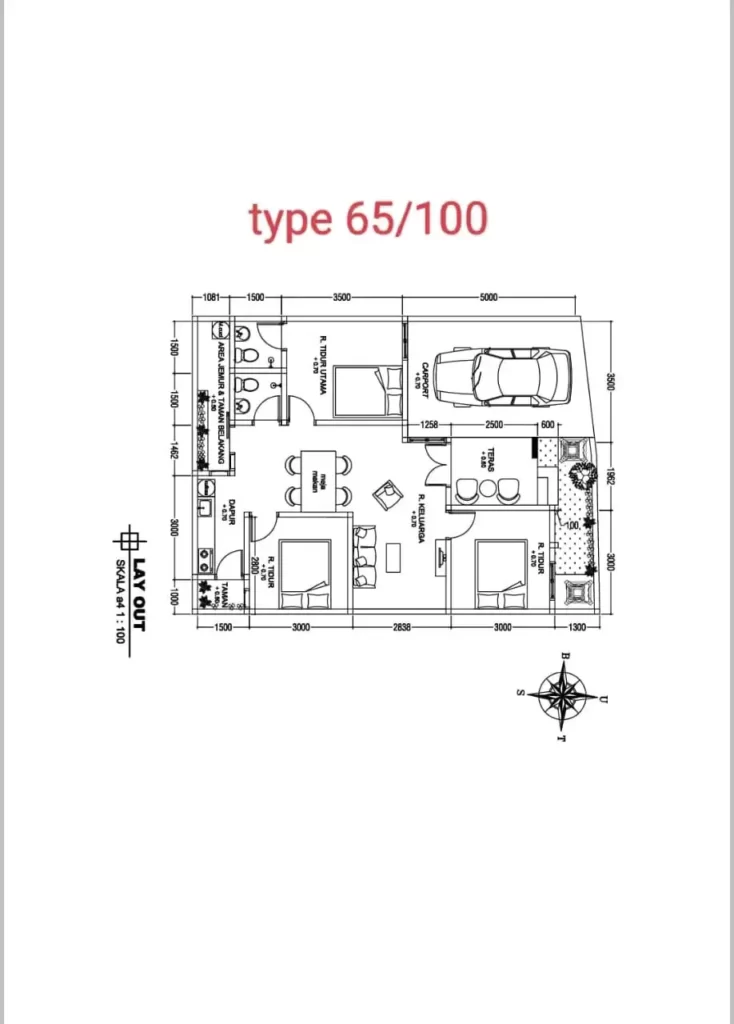 suwarna jaya residence – Type 65100