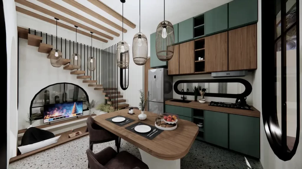 Devata Ungasan Villa – Interior – DINNING 01