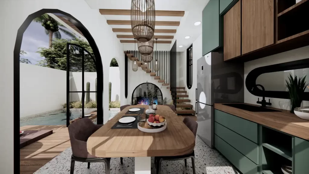 Devata Ungasan Villa – Interior – DINNING 03