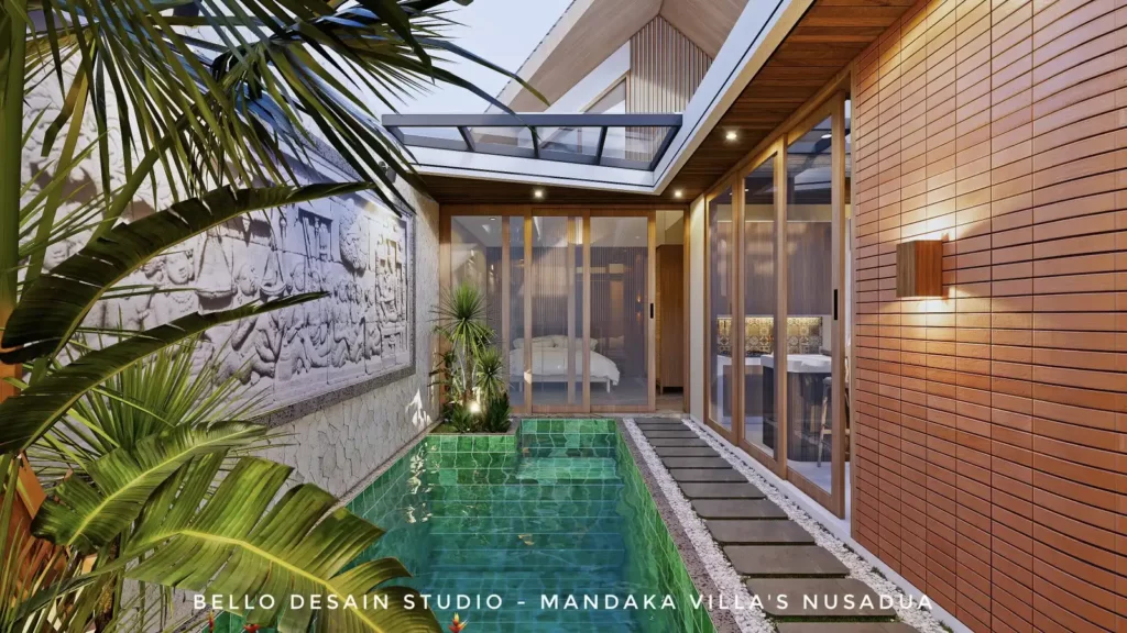 Mandaka Villa Nusa Dua – pool view 2