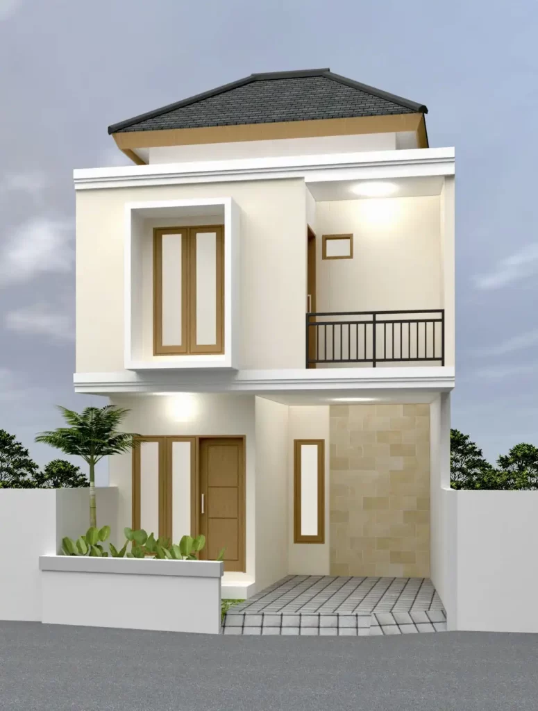 Sentana graha teratai biru facade