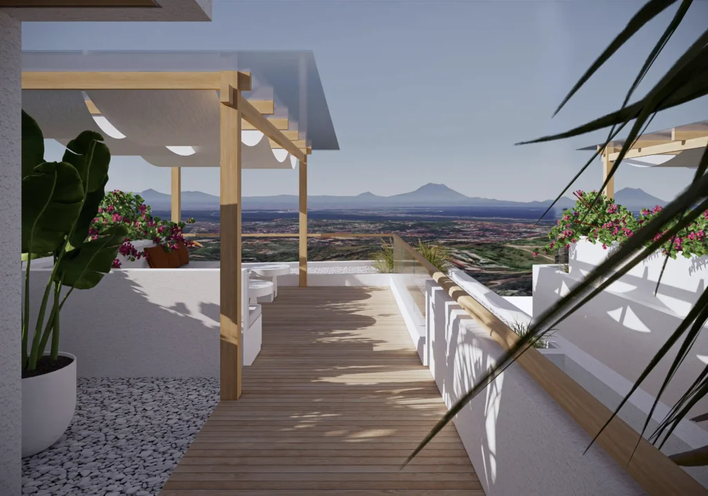 SkyHill Village – GARDEN VIEW – ROOF TOP