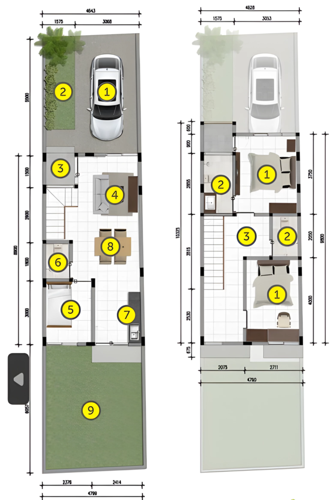 layout_griya sari townhouse