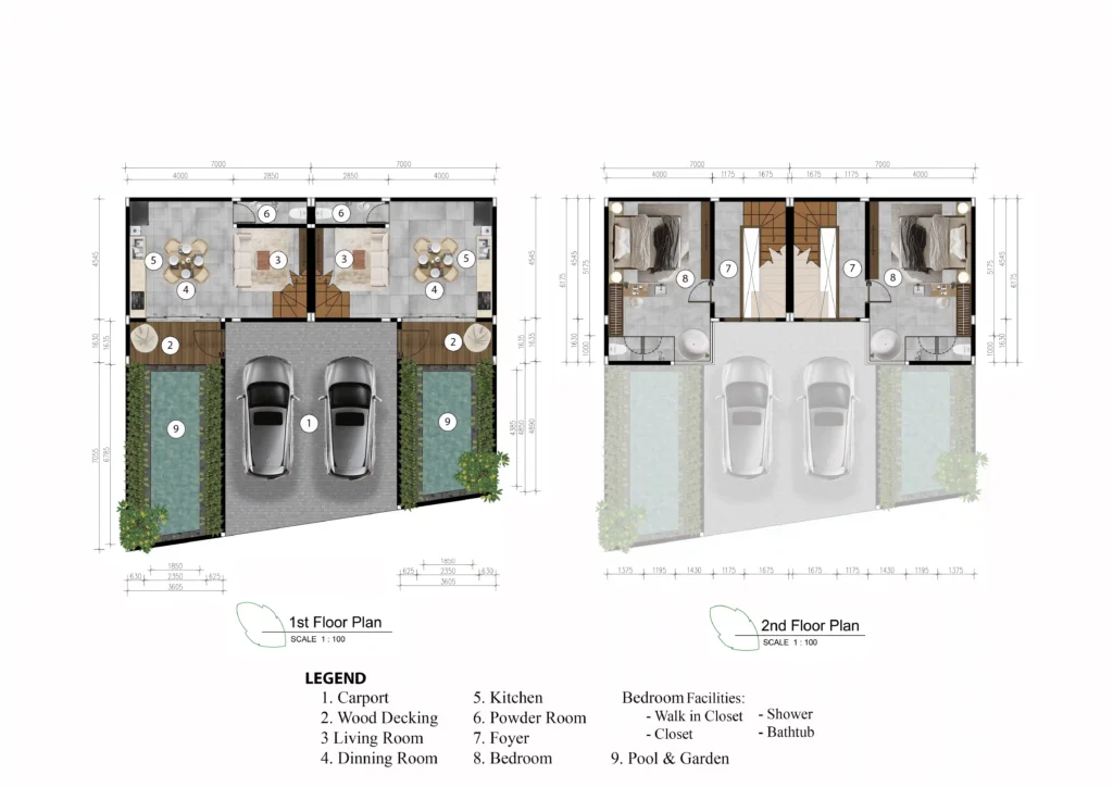 Taman Dharmawangsa Jimbaran – Layout 1 BEDROOM