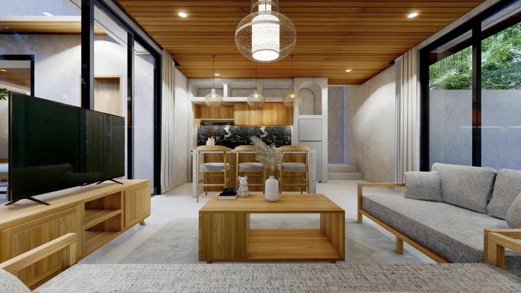 Samani Villa Pecatu – IINTERIIOR RUANG TAMU DAN RUANG TIDUR_Photo – 3