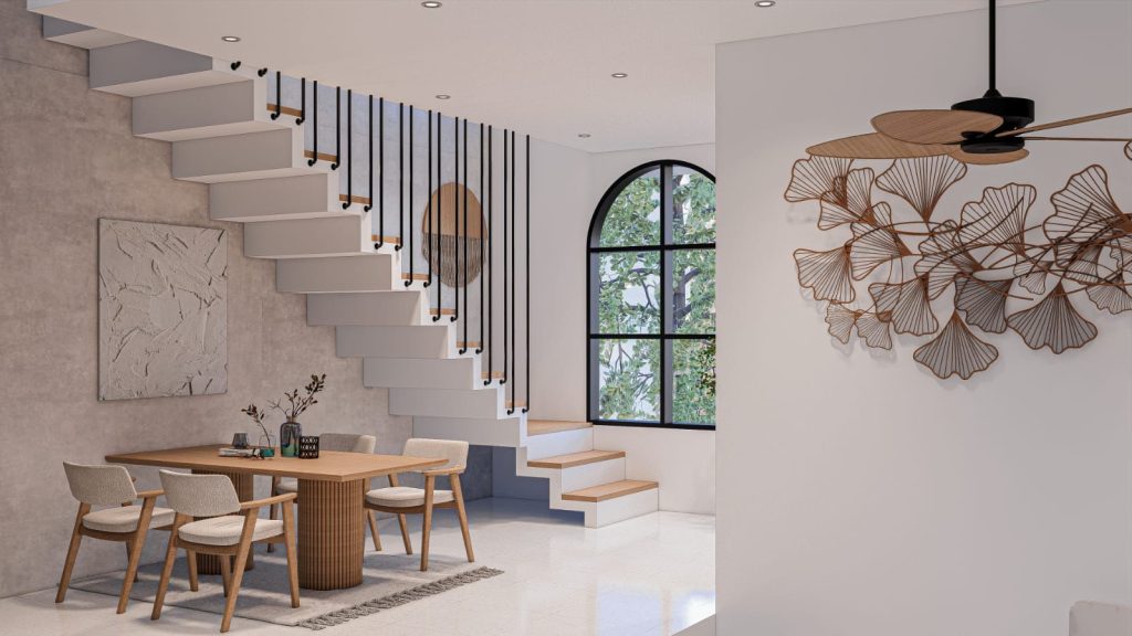 D_land Mumbul Villa – interior – dining area 1