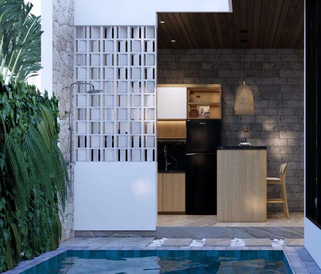 D_land Mumbul Villa – interior – outdoor kitchen 2