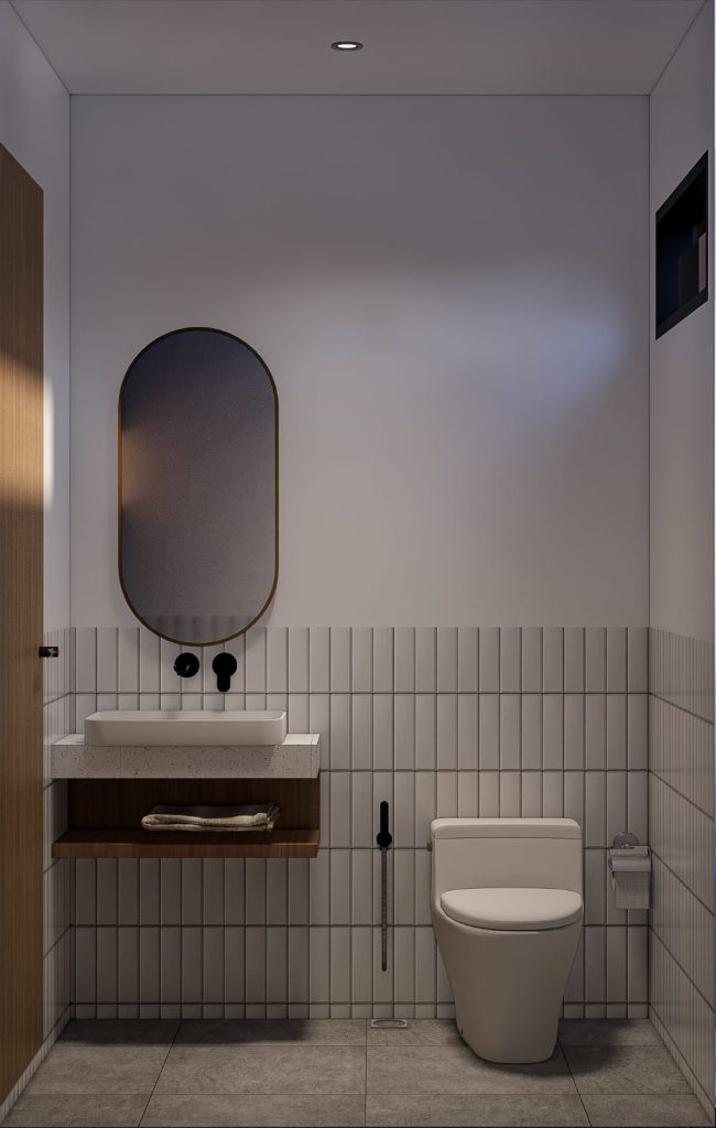 D_land Mumbul Villa – interior – powder room