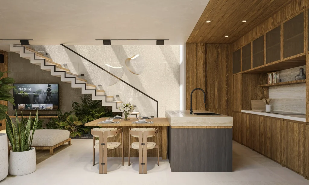 Kai Jimbaran – dining room and kitchen