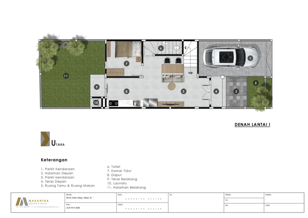 Saridana Residence – DENAH LT 1 Large